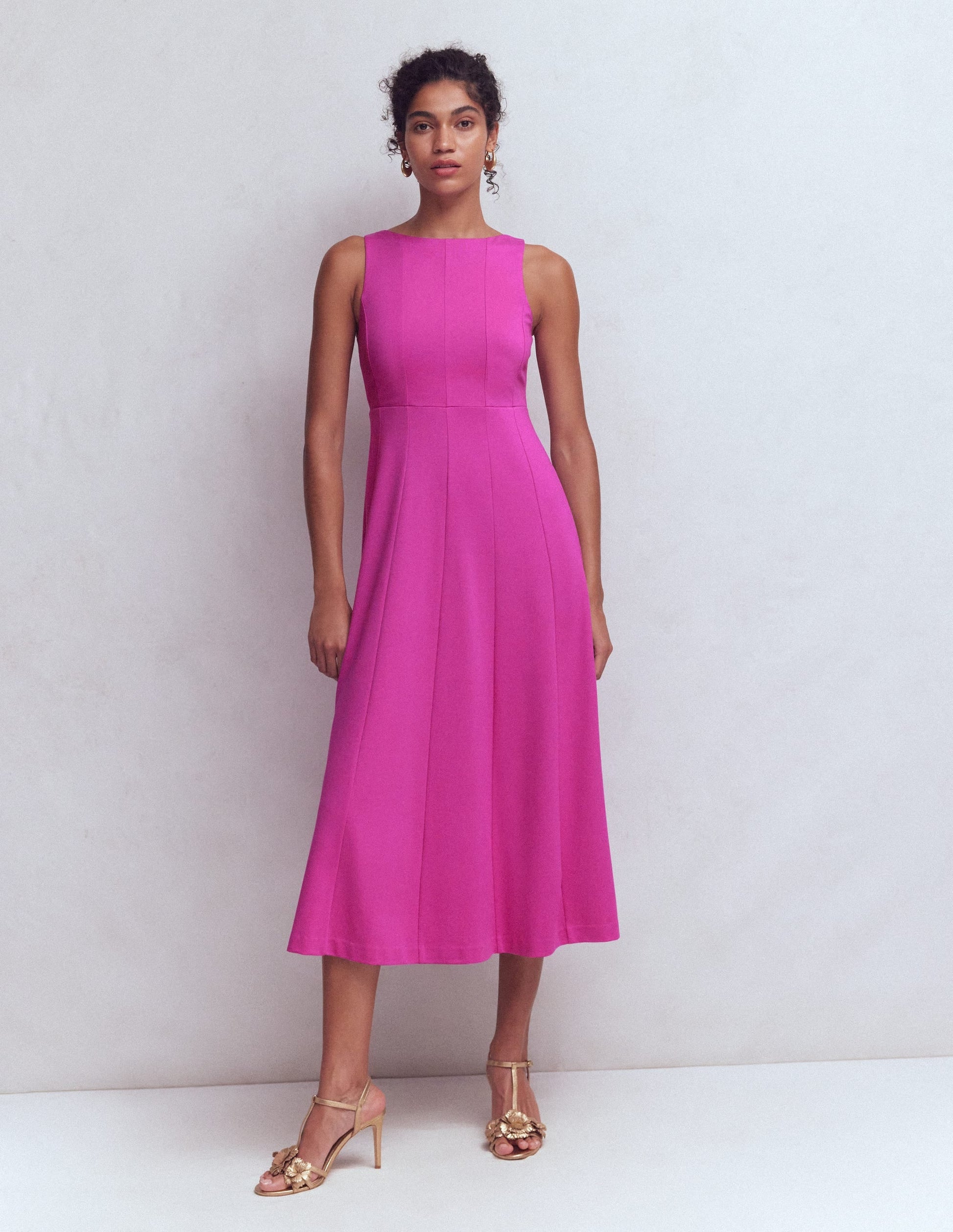 Passion Flower Margot Ponte Midi Dress