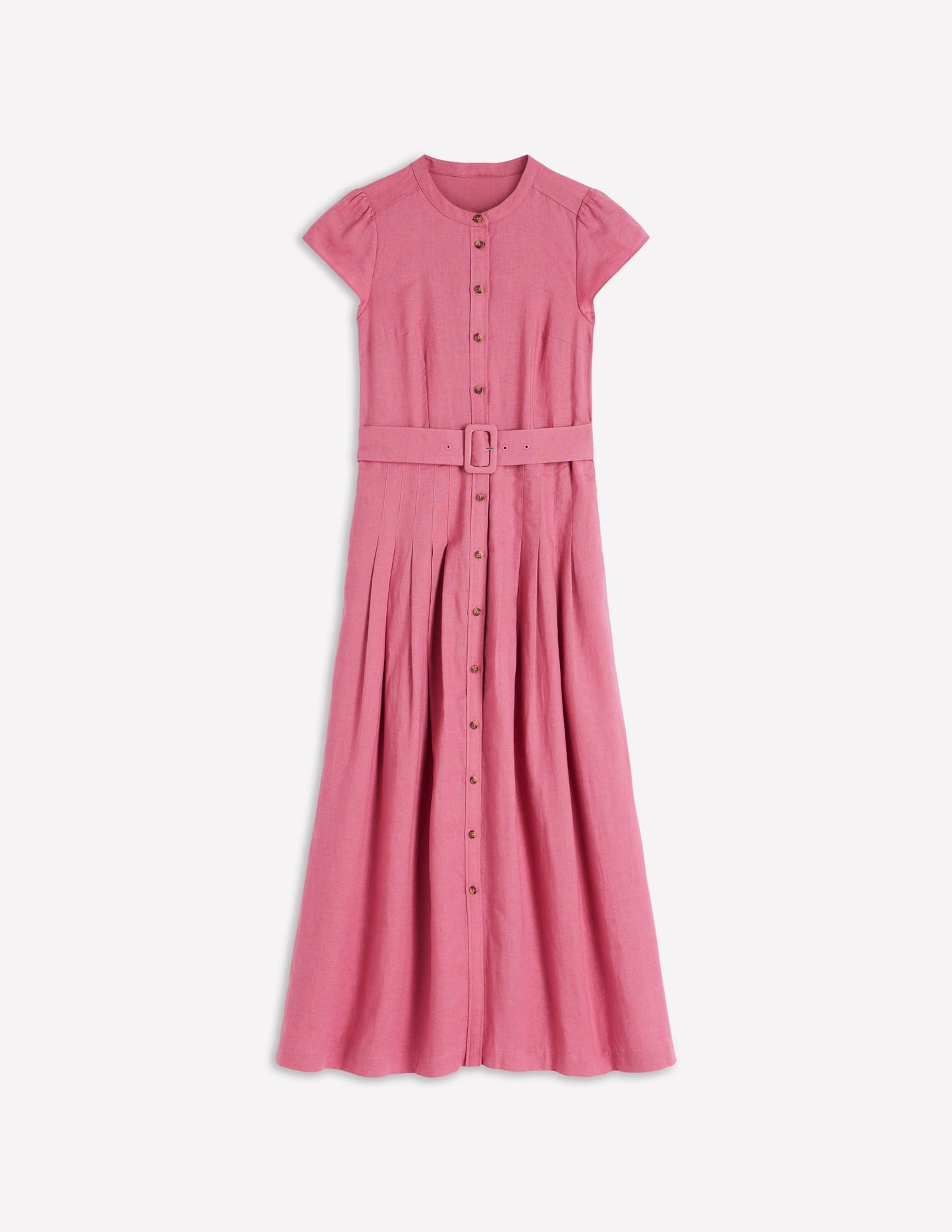 Pink Heather Arabella Linen Blend Dress