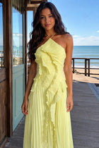 Sophisticated Tie-Shoulder Dress for Waterfront Vacations