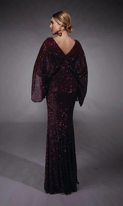 Navy Alyce Navy Formal Gown