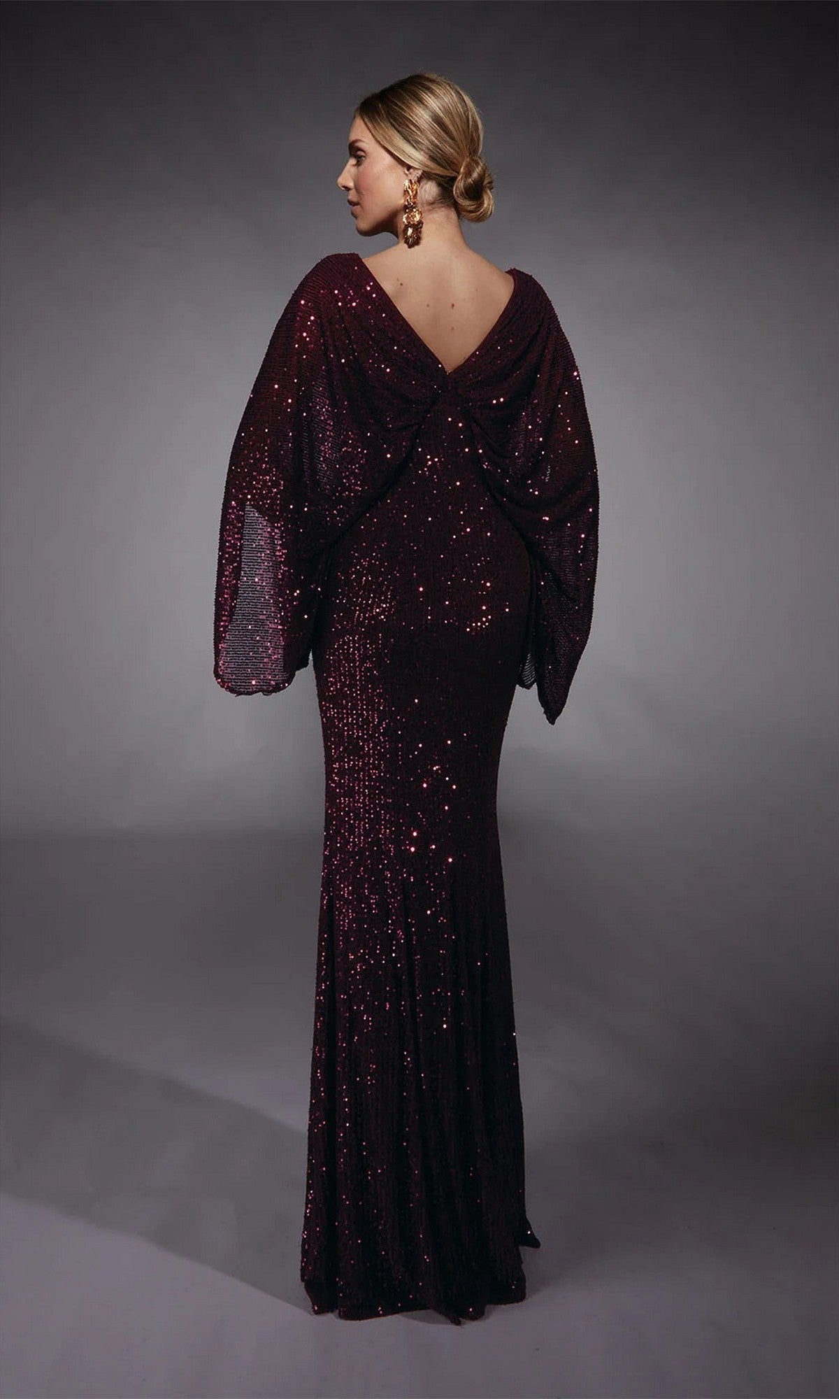 Aubergine Alyce Navy Formal Gown