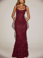 Evangeline Embellished Fishtail Corset Gown