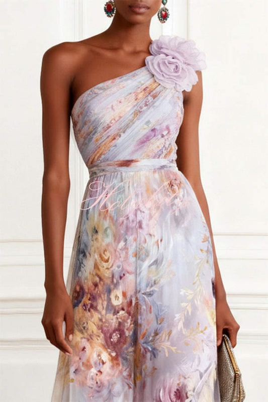 Verne Chiffon Maxi Dress
