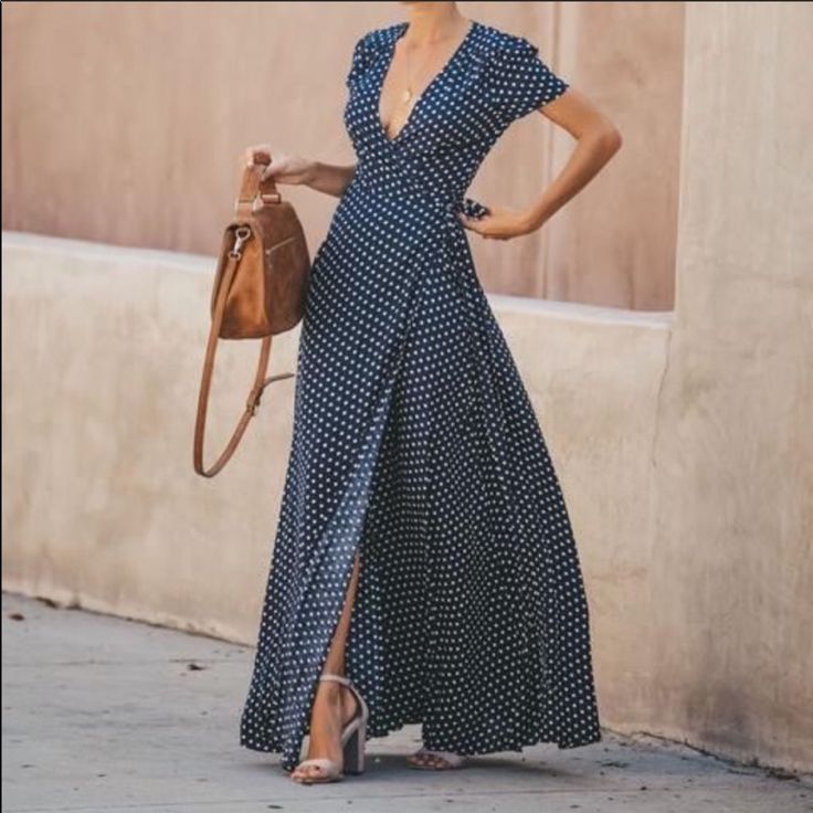 Margot Polka Dot Wrap Dress