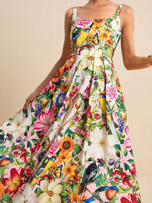 Arabella Boho Flared Dress