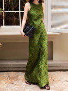 Margot Printed Rayon Maxi Dress