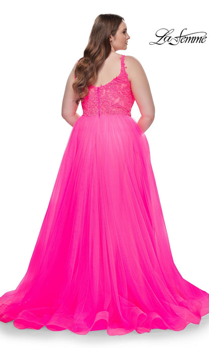 Red Evangeline Red Crepe Evening Gown