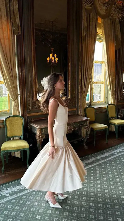 Custom Color(Add Your Color On ”Order special instructions“ ） Arabella Mermaid Ruffle Formal Gown