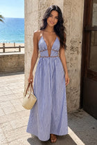Margot Striped Maxi Dress