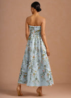 Evangeline Sky Blue Maxi Dress