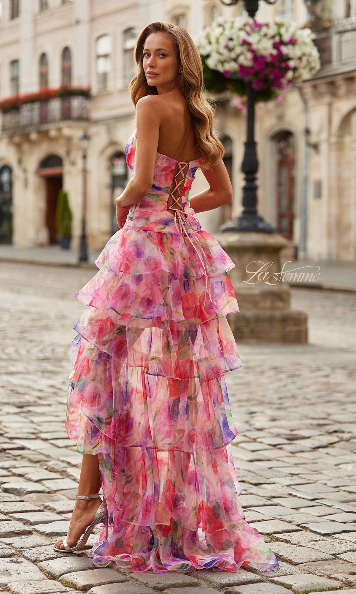 Multi Celestine Multi Sequin Gown