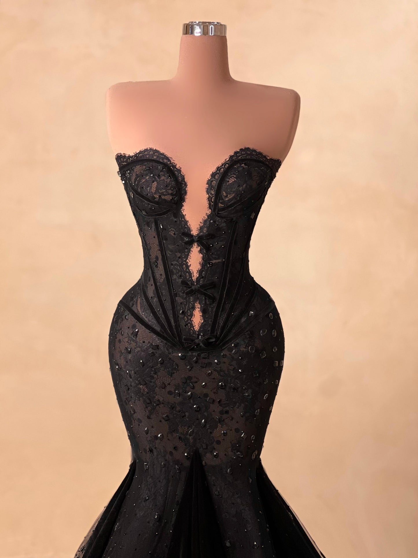 035 Margot Crepe Evening Dress