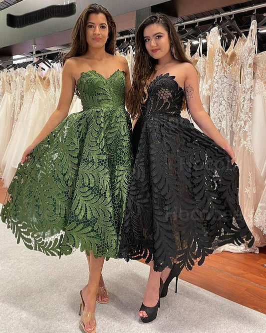 Victoria Lace A-Line Formal Dress