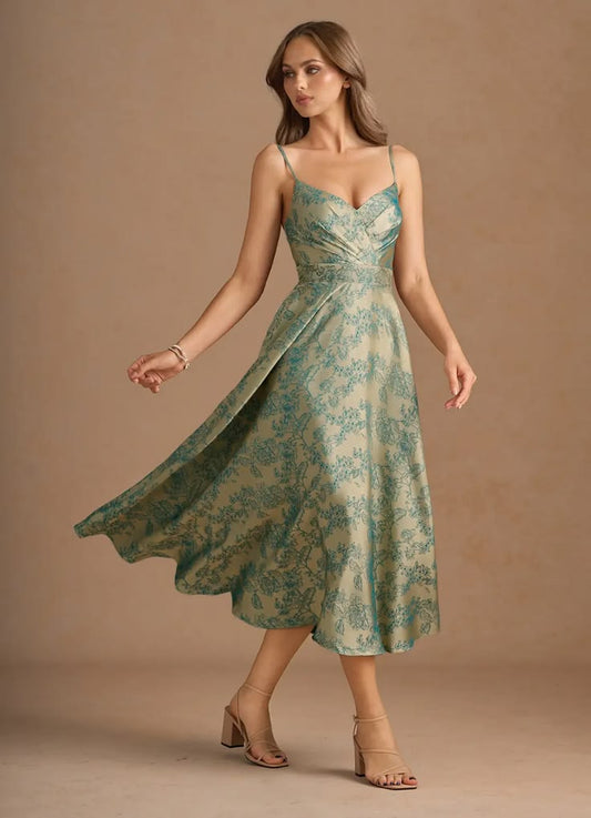 Glenda Vintage Blush Maxi Dress