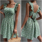 Isadora Boho Floral Mini Dress