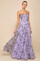 Arabella Floral Organza Maxi Dress