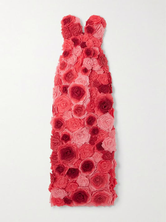 Arabella Silk-Chiffon Gown