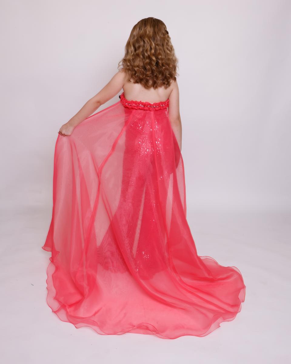 Length Sequin Formal Sheath Ava Presley 39881 Portia Tiered Tulle Halter Gown