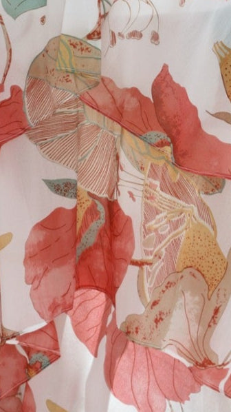 Blush Lotus Margot Lilac Floral Maxi Dress
