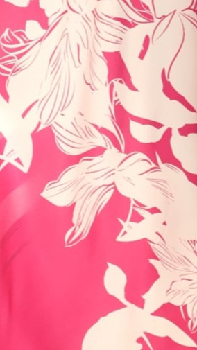 Hot Pink Print Kaethe Ombré Maxi Dress