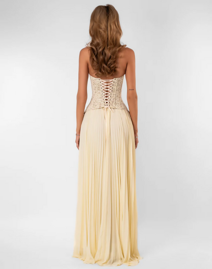 Butter Size XS, S, & M Gaia Butter Silk Dress