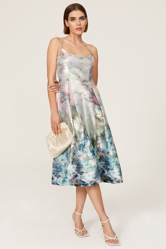 Margot Jacquard Midi Dress