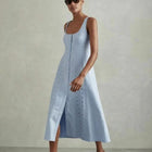 Arabella Light Blue Midi Dress