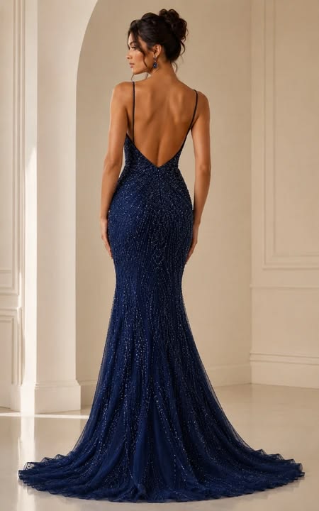 Arabella Beaded Mermaid Gown
