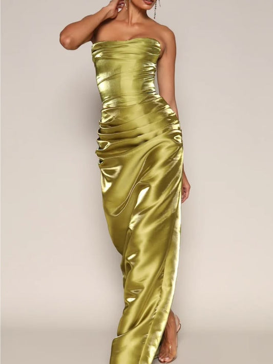 Talia Strapless Corset Gown