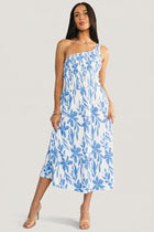 Brisa One-Shoulder Midi Dress