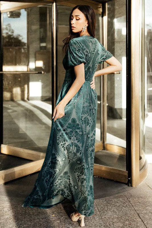 Leslie Velvet Maxi Dress
