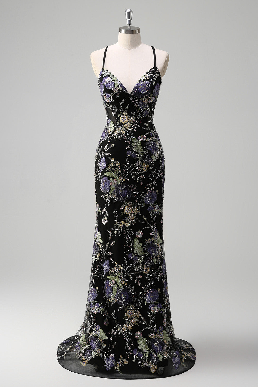Peacock Margot Sequin Mermaid Gown