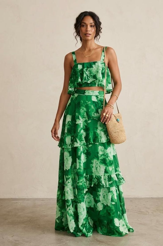 Margot Floral Two-Piece Set