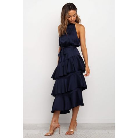 Petal and Pup Women's Seychelle Dress - Navy 6