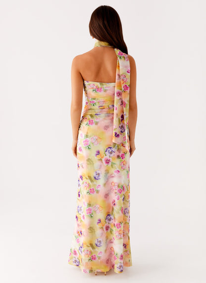 Sunburst Floral Songbird Floral Maxi Dress
