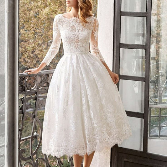 Arabella Lace Evening Dress