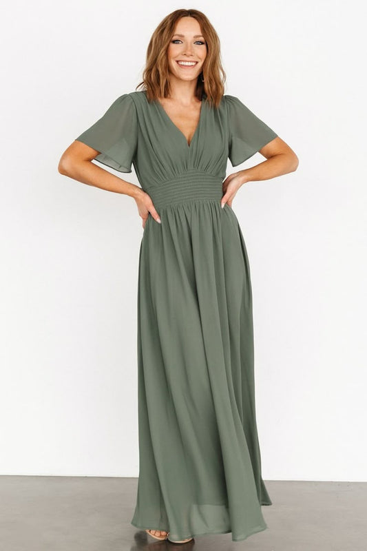 Birdie Sage Maxi Dress
