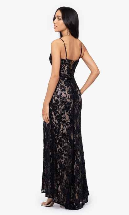 Hunter Arabella Sequin-Lace Gown