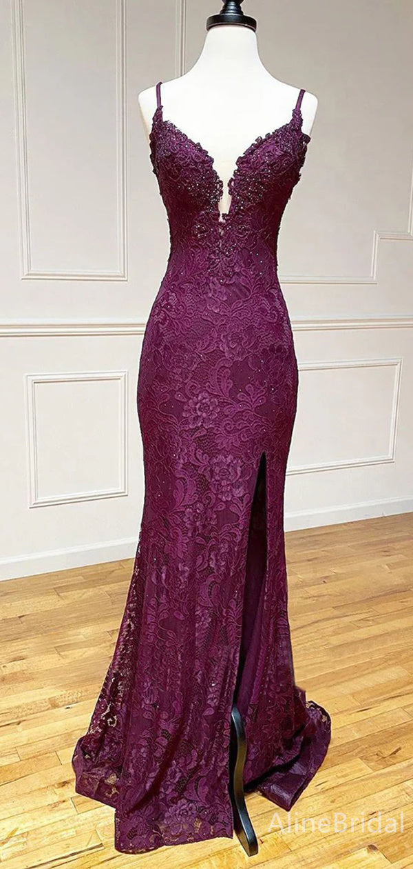 Custom Color(leaving a note) Arabella Lace Beaded Mermaid Gown