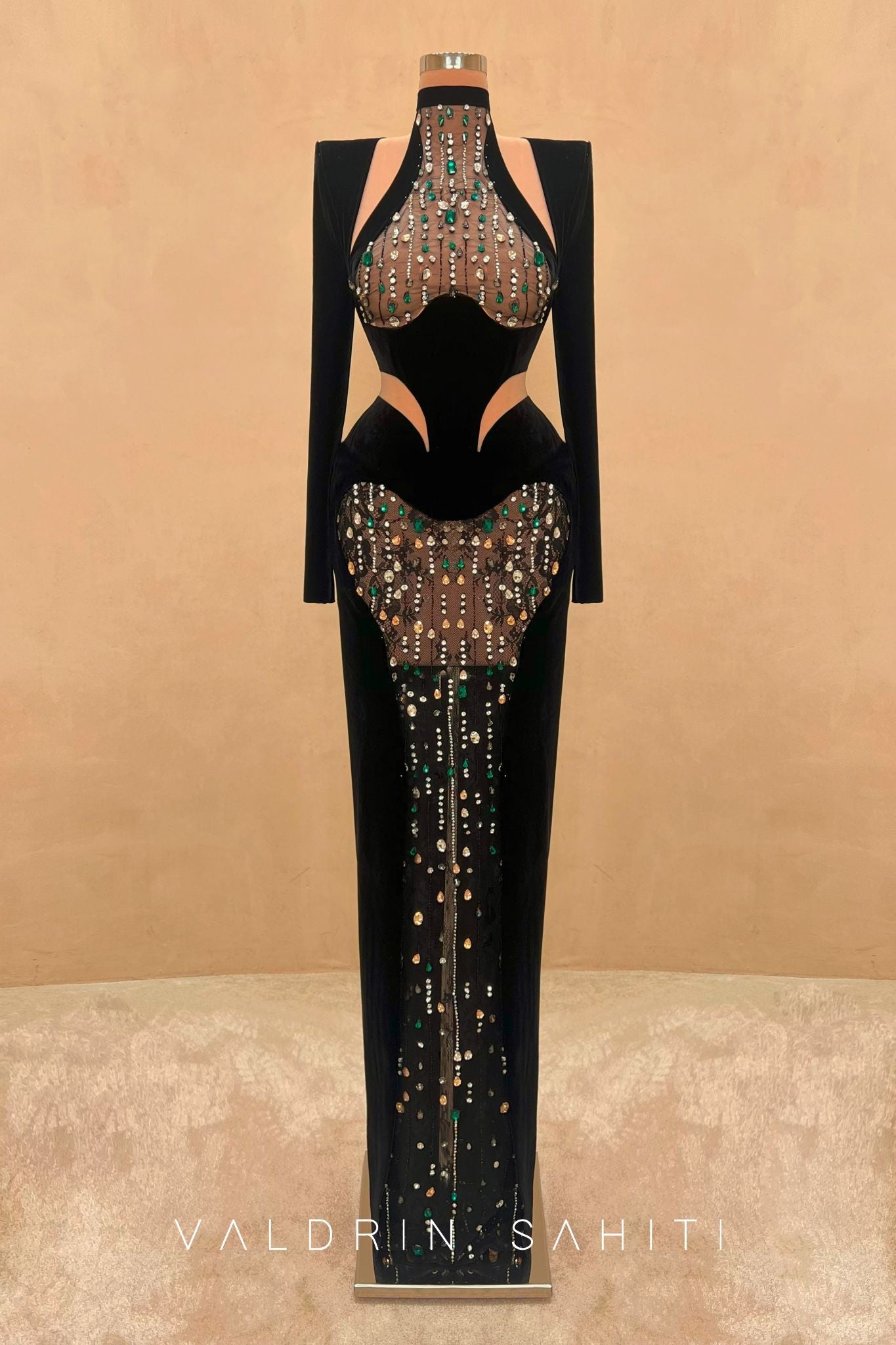 154 Margot Crepe Evening Dress