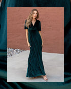 Vivian Velvet Maxi Dress