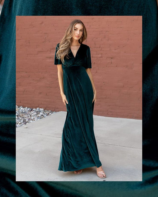 Vivian Velvet Maxi Dress