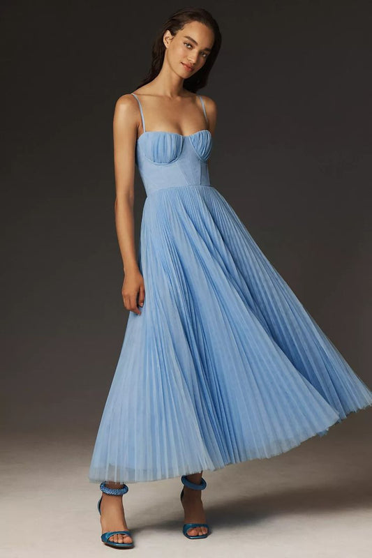 Amara Tulle Fit & Flare Midi Dress