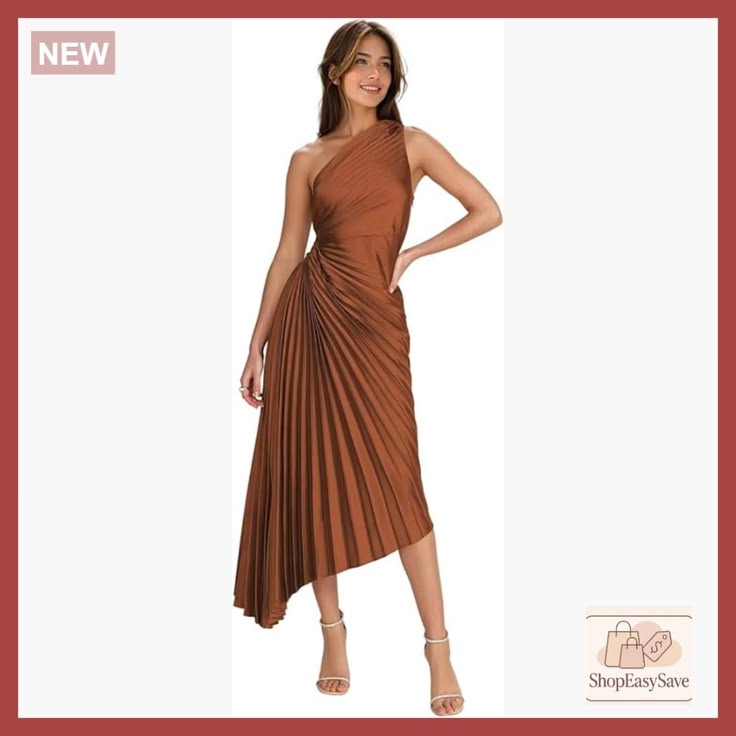 Margot Satin One-Shoulder Gown
