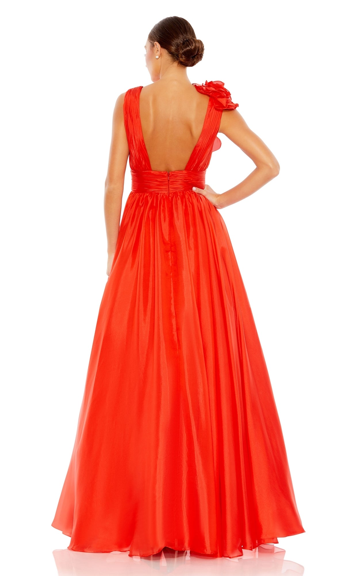 Emerald Margot Ruffled Ball Gown