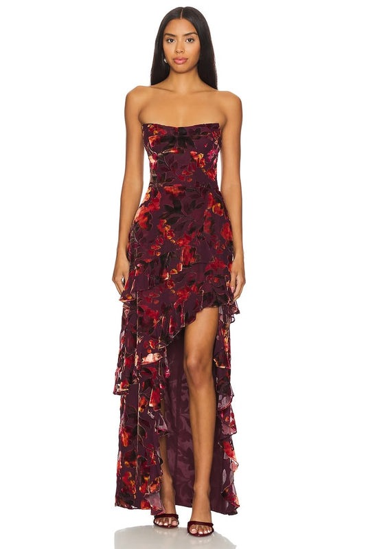 Magnolia Silk Maxi Dress
