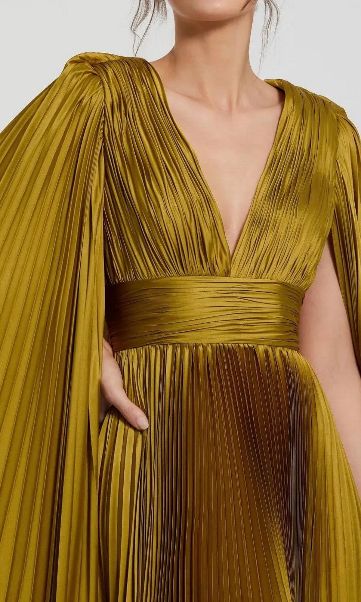 Plum Margot Chartreuse Formal Gown