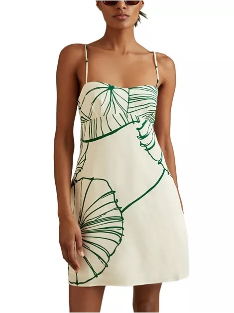 Marli Sketchy Floral Mini Dress