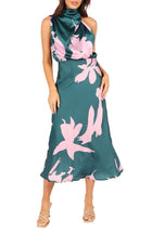 Anabelle Satin Midi Dress