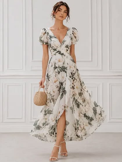 Margot Embroidered Lace Dress